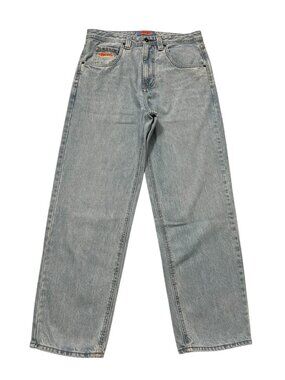 mpyre Light Wash Loose Fit Skate Jeans Mens Size 30 Durable Denim Pants Streetwe